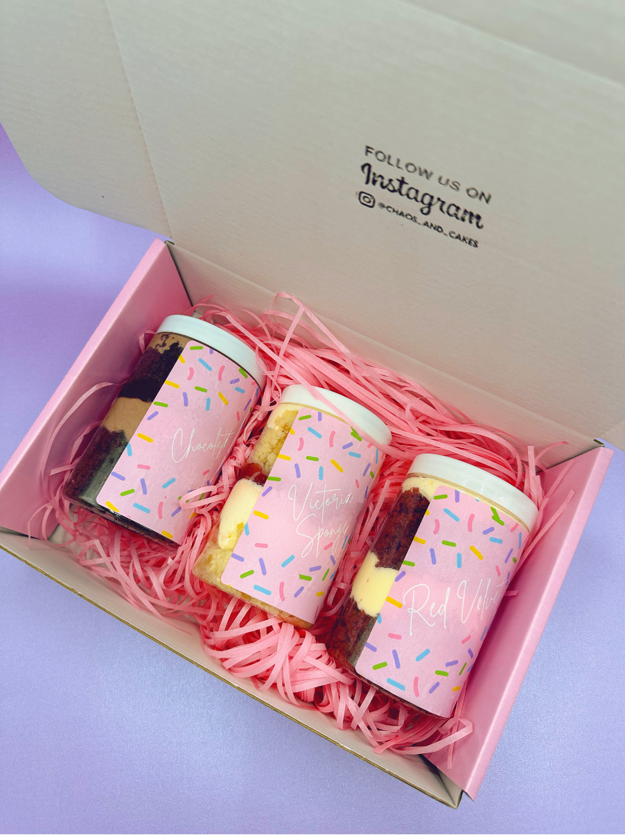 400ml Cake Jar Bundle Box